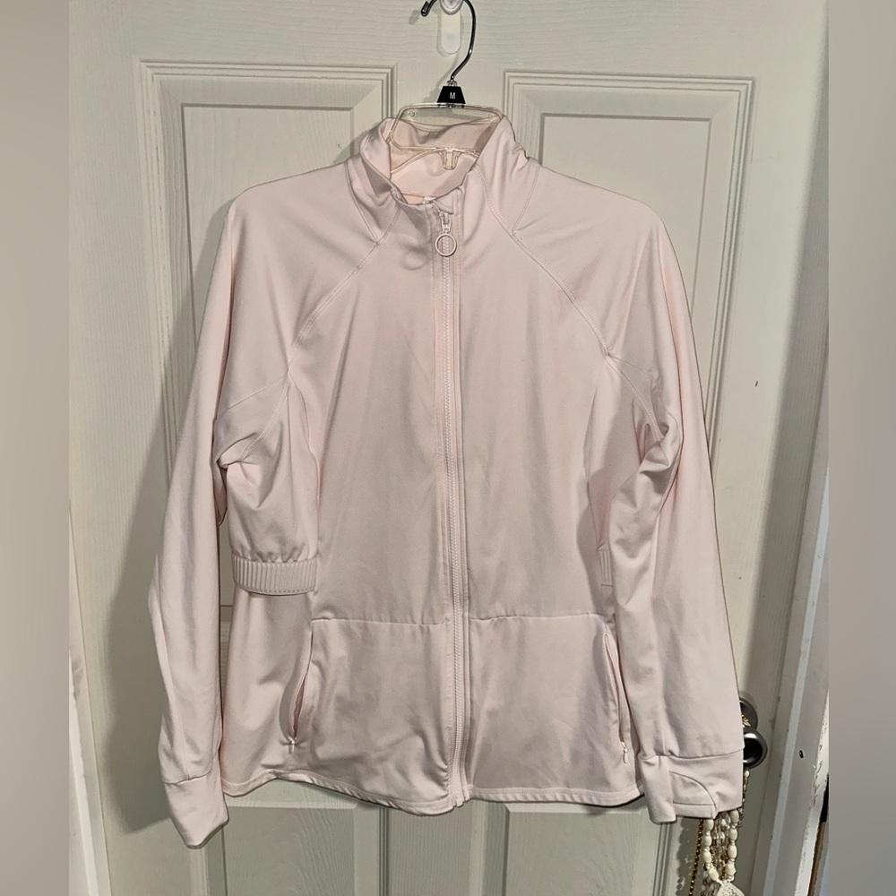 Pink fabletics zip up